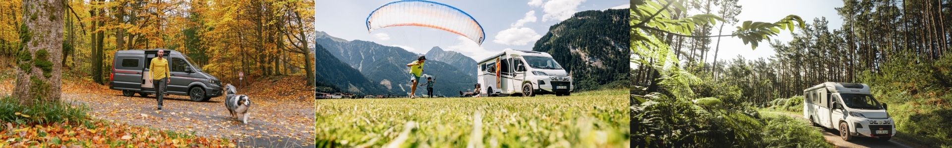 Venta de autocaravanas, Alquiler de autocaravanas y campers